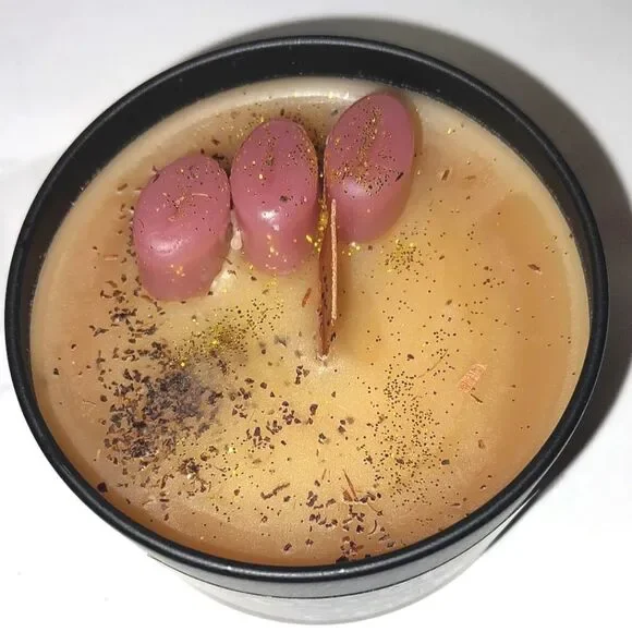 Hand crafted limited edition "Coffee Bean" Zen-Me candle 4 oz - Picture 5 of 7